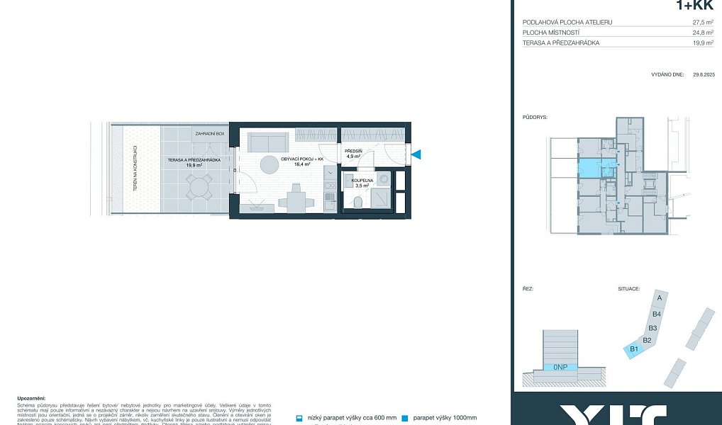 Prodej bytu 1+kk 25 m², Brno – náhled fotky 2