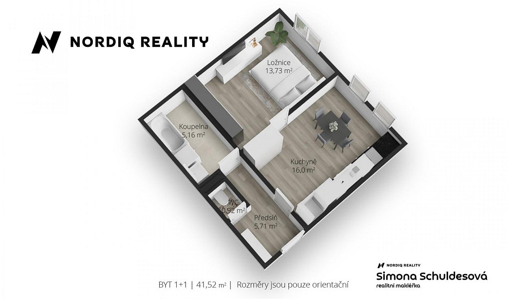 Prodej bytu 2+kk 42 m², Teplice – náhled fotky 4