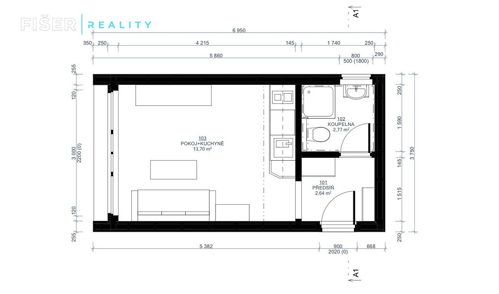 NOVÝ TINY HOUSE 26 m2 CELOROČNÍ VYUŽITÍ, Humpolec – náhled fotky 5