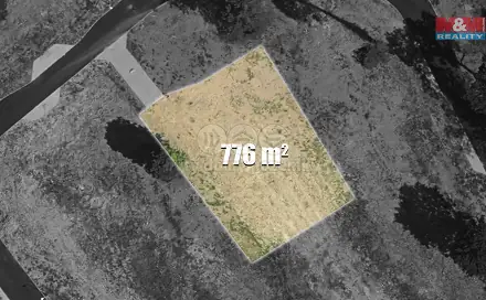 Prodej stavebního pozemku 776 m², Podhořany u Ronova, okres Chrudim