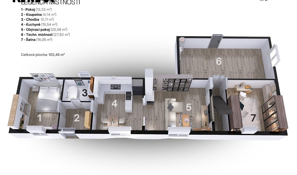Prodej domu 165 m² s pozemkem 604 m², Lošany – náhled fotky 24