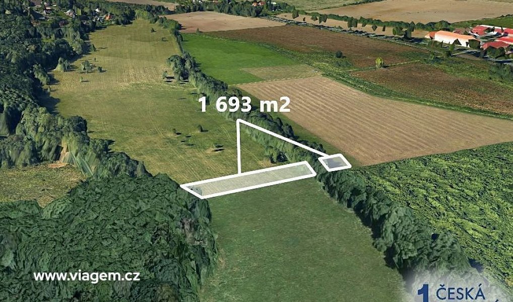Prodej pole 1 693 m², Turnov – náhled fotky 2