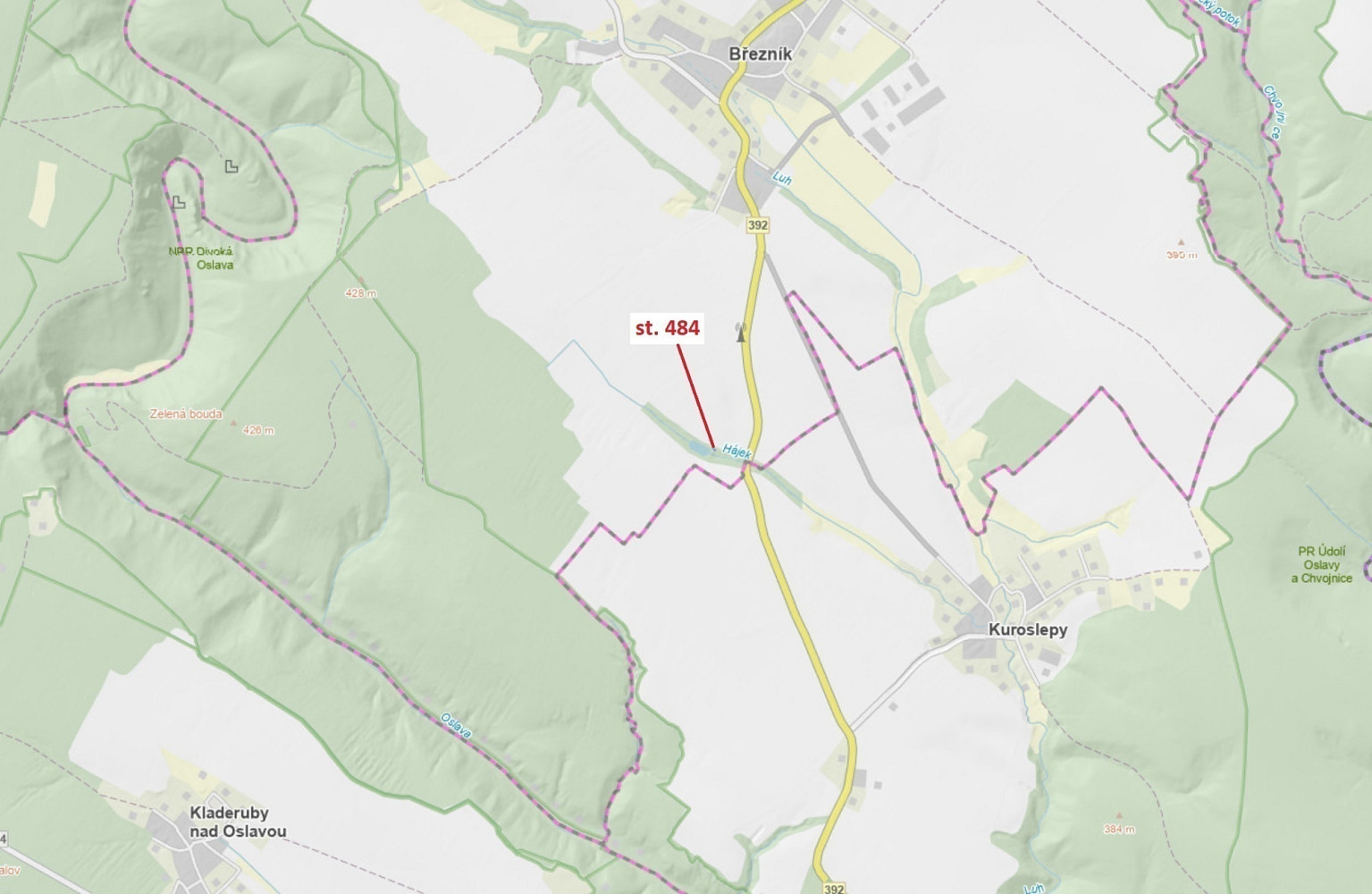 Dražba pozemku 47 m²