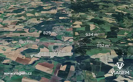 Prodej pole 549 m², Čejetice, okres Strakonice