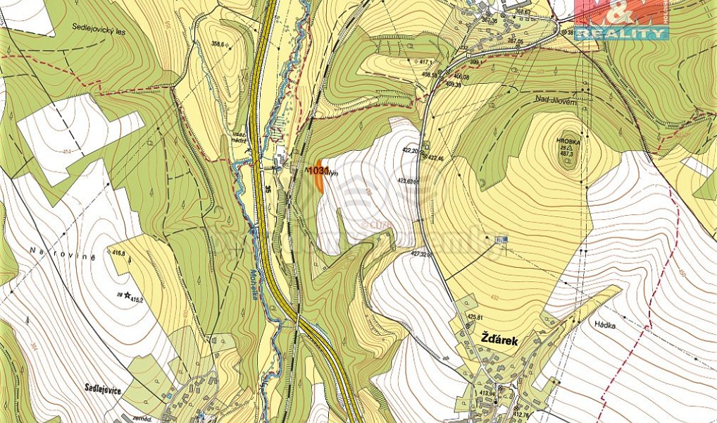 Prodej louky 1 704 m², Žďárek – náhled fotky 2