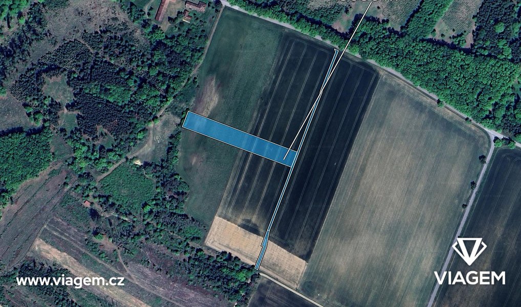 Prodej pole 2 068 m², Moravské Budějovice – náhled fotky 2