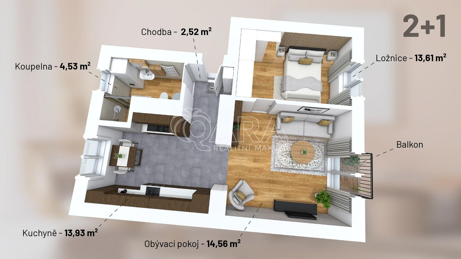 Prodej bytu 2+kk 52 m² — photo 4