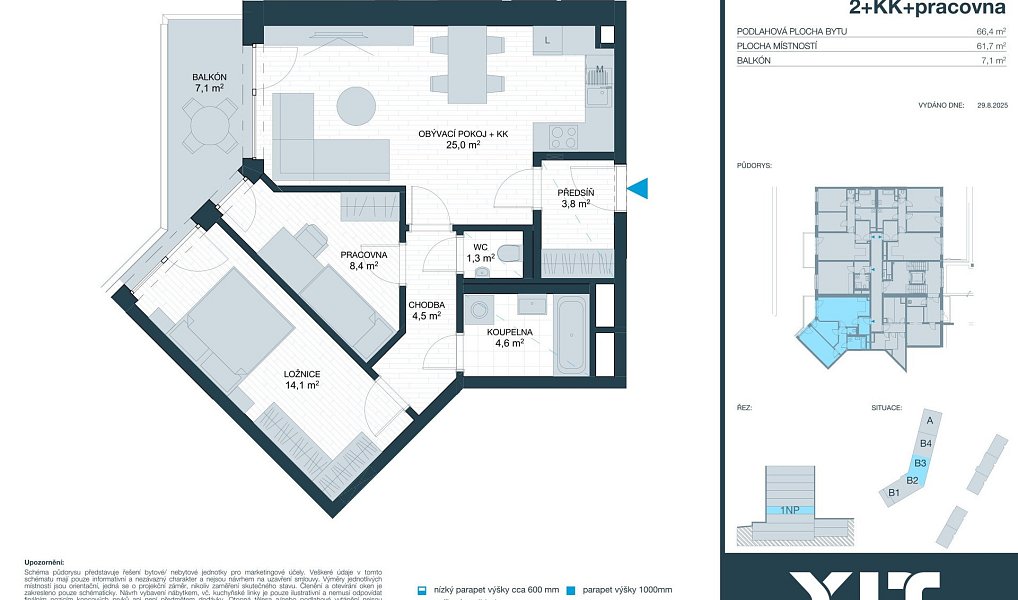 Prodej bytu 2+kk 62 m², Brno – náhled fotky 2