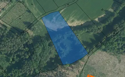 Prodej pozemku 1 547 m², Třebějice, okres Tábor