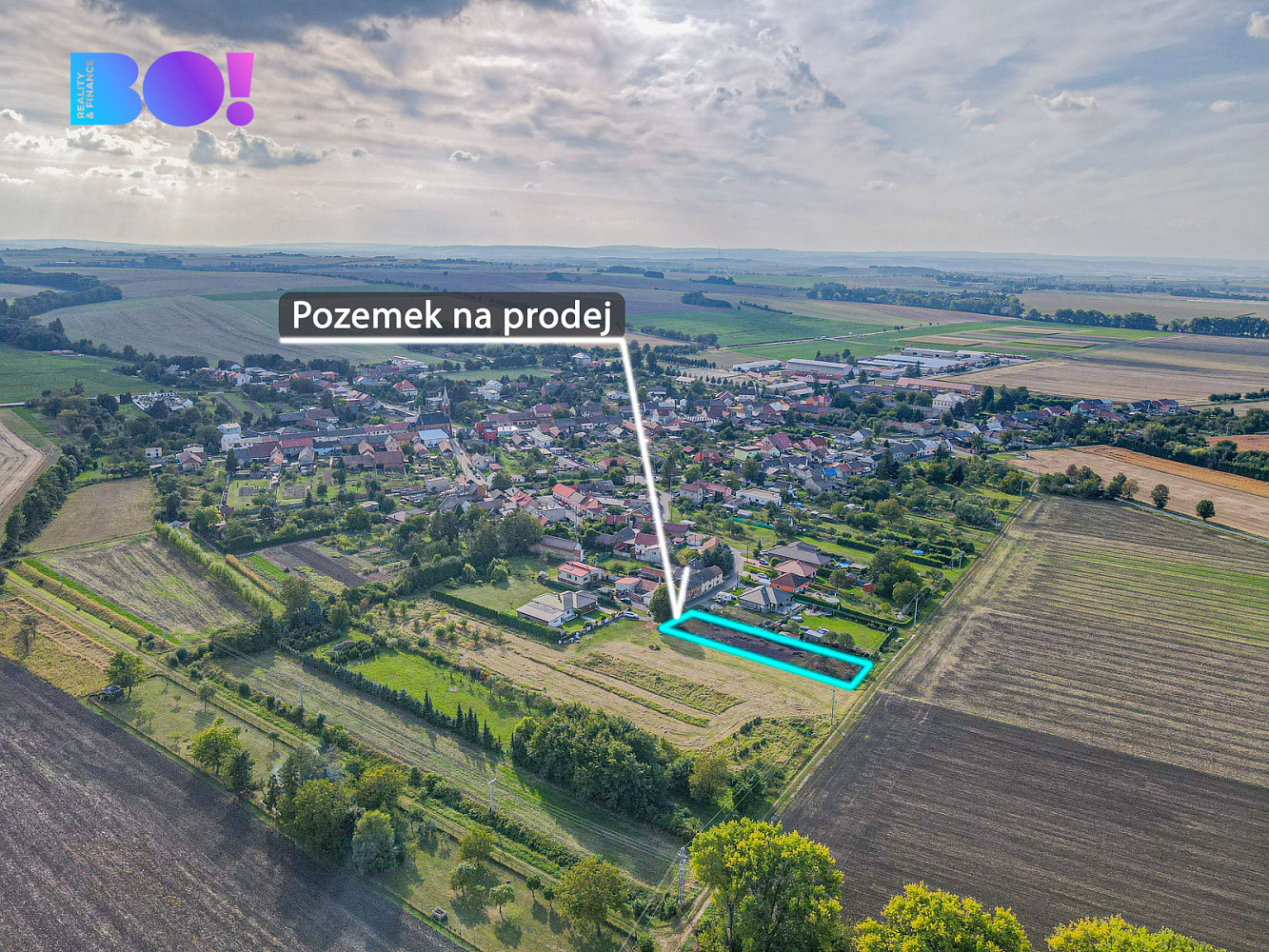 Prodej stavebního pozemku 1 186 m²