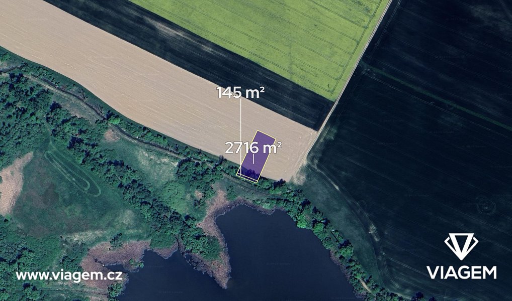Prodej pole 2 861 m², Moravské Budějovice – náhled fotky 2