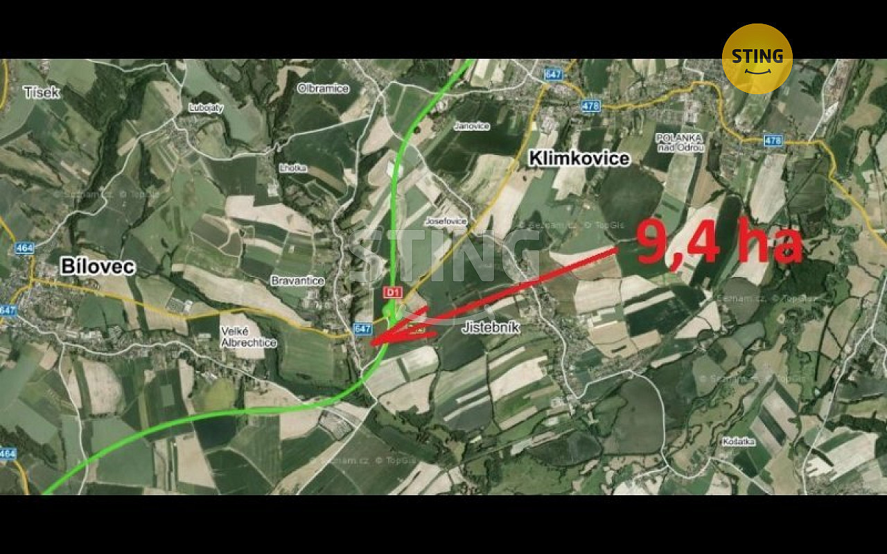 Prodej komerčního pozemku 50 000 m²