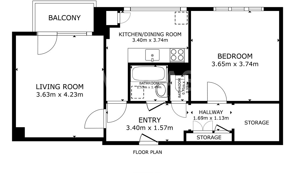 Prodej bytu 2+1 52 m², Čelákovice – náhled fotky 5