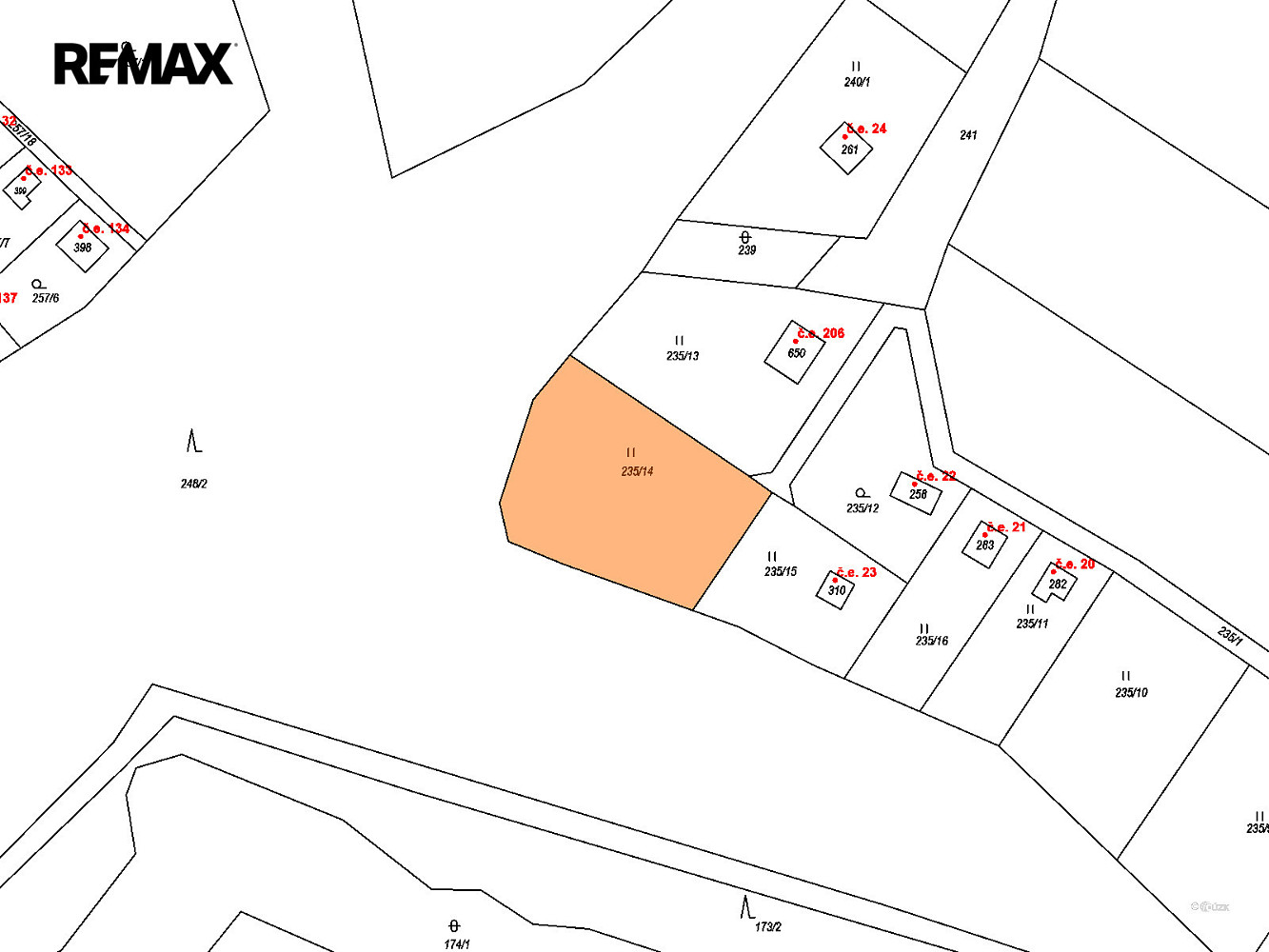 Prodej stavebního pozemku 1 381 m²