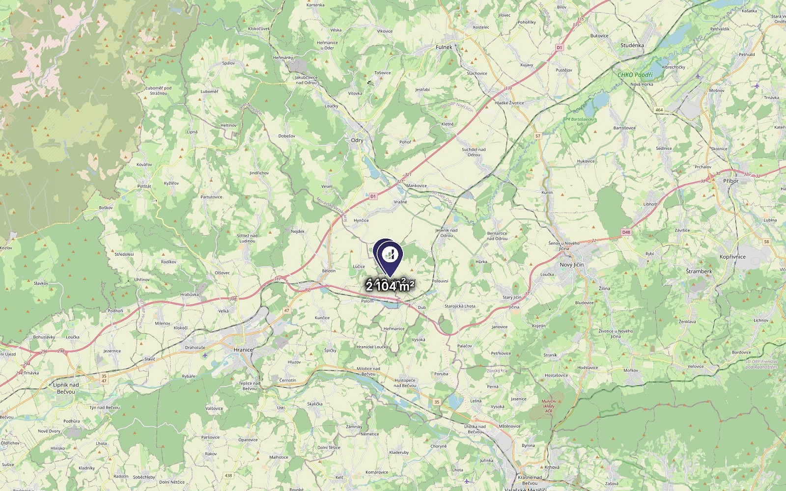 Prodej lesa 2 547 m² — photo 4