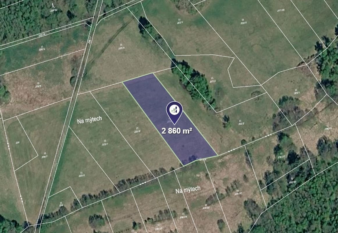 Prodej louky 2 860 m²