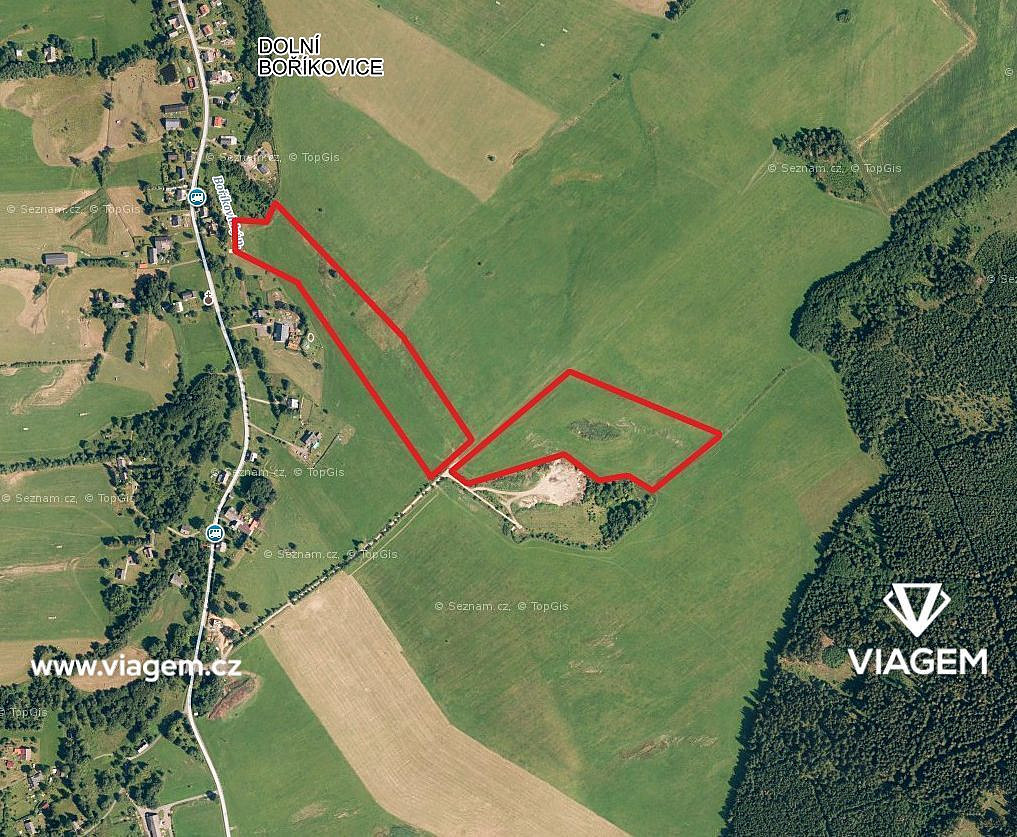 Prodej pole 1 649 m²
