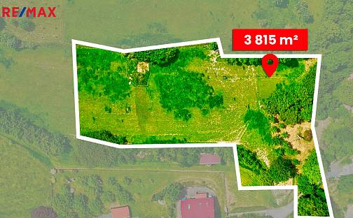 Prodej stavebního pozemku 3 815 m², Mikulůvka, okres Vsetín