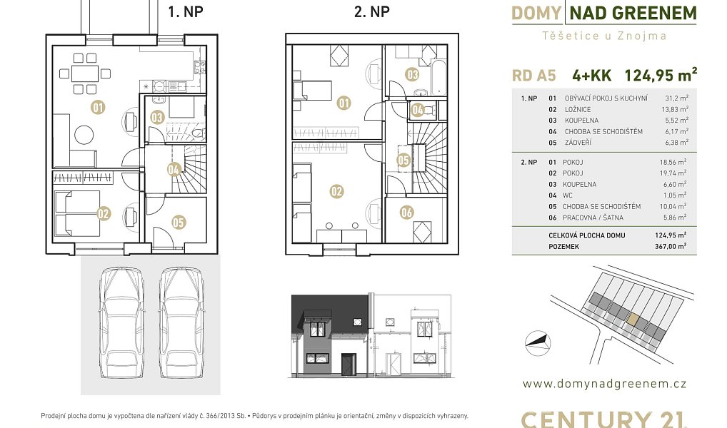 Prodej domu 124 m² s pozemkem 367 m², Těšetice – náhled fotky 5