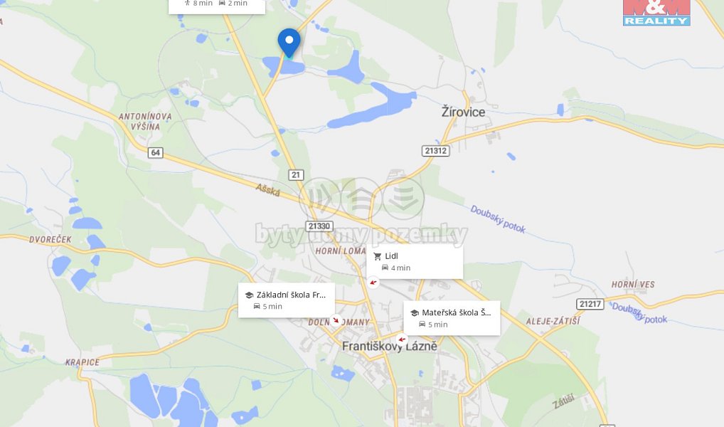 Prodej stavebního pozemku 4 110 m², Františkovy Lázně – náhled fotky 8