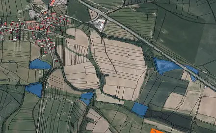 Prodej vodní plochy 1 761 m², Nebřehovice, okres Strakonice