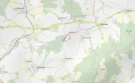 Dražba lesa 9 168 m², Zahořany