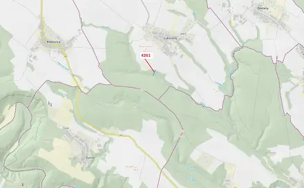 Dražba lesa 2 729 m², Lukovany