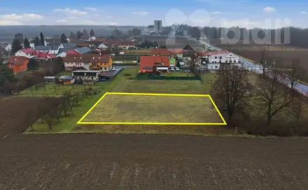 Prodej stavebního pozemku 1 345 m², Uničov, okres Olomouc