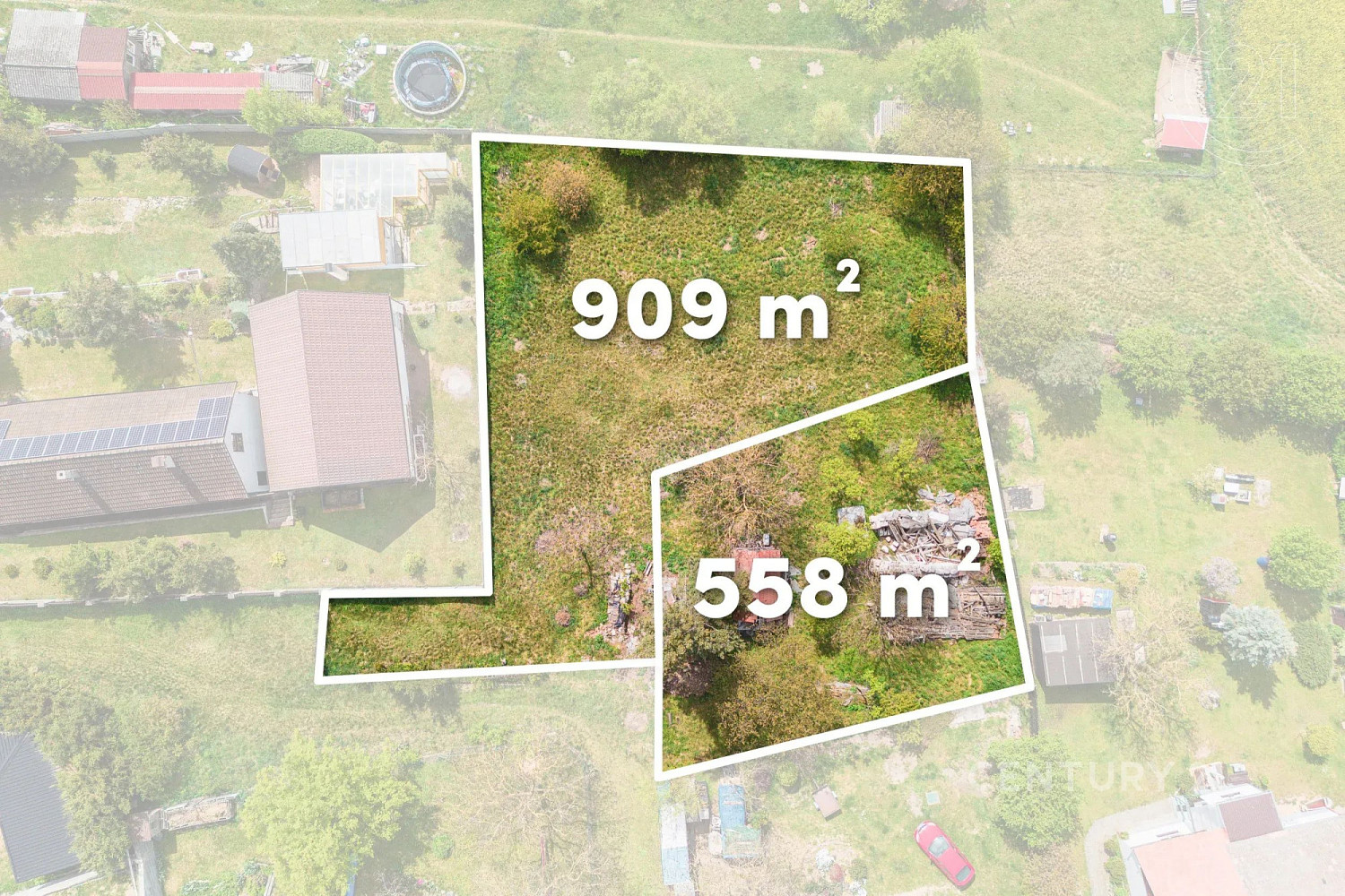 Prodej stavebního pozemku 909 m² – fotografie 3