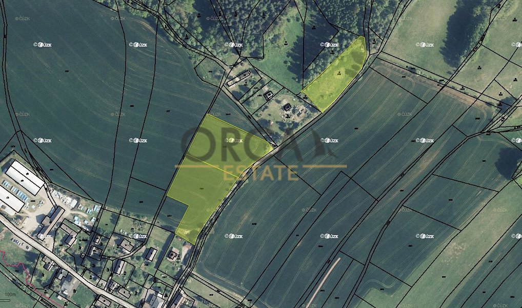 Prodej pozemku, 11661 m², Trutnov, Borovnička