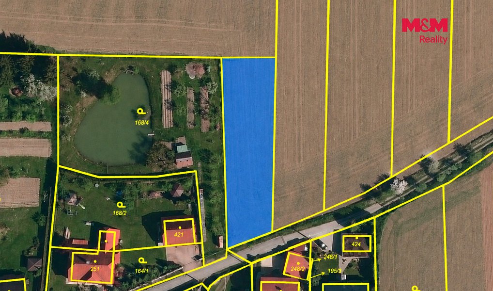 Prodej stavebního pozemku 1 145 m², Jamné – náhled fotky 7
