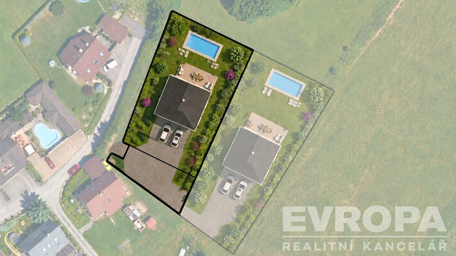 Prodej stavebního pozemku 1 038 m² – fotografie 2