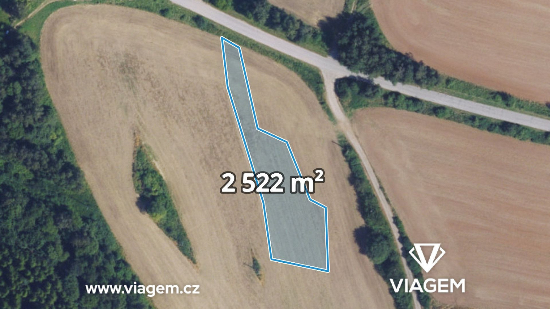 Prodej pole 2 522 m²