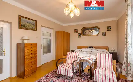 Prodej domu 110 m² s pozemkem 2 148 m², 5. května, Dobroměřice, okres Louny