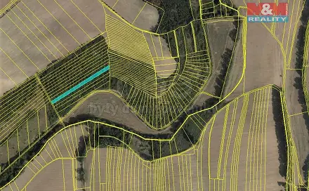 Prodej louky 2 465 m², Cetechovice, okres Kroměříž