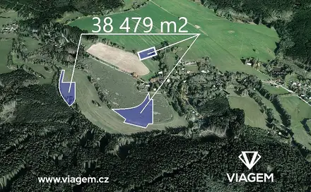 Prodej pole 801 m², Horní Bradlo, okres Chrudim