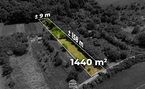Prodej zahrady 1 440 m², Střelice, okres Brno-venkov