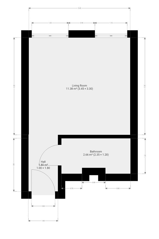 Pronájem bytu 1+kk 18 m² – další