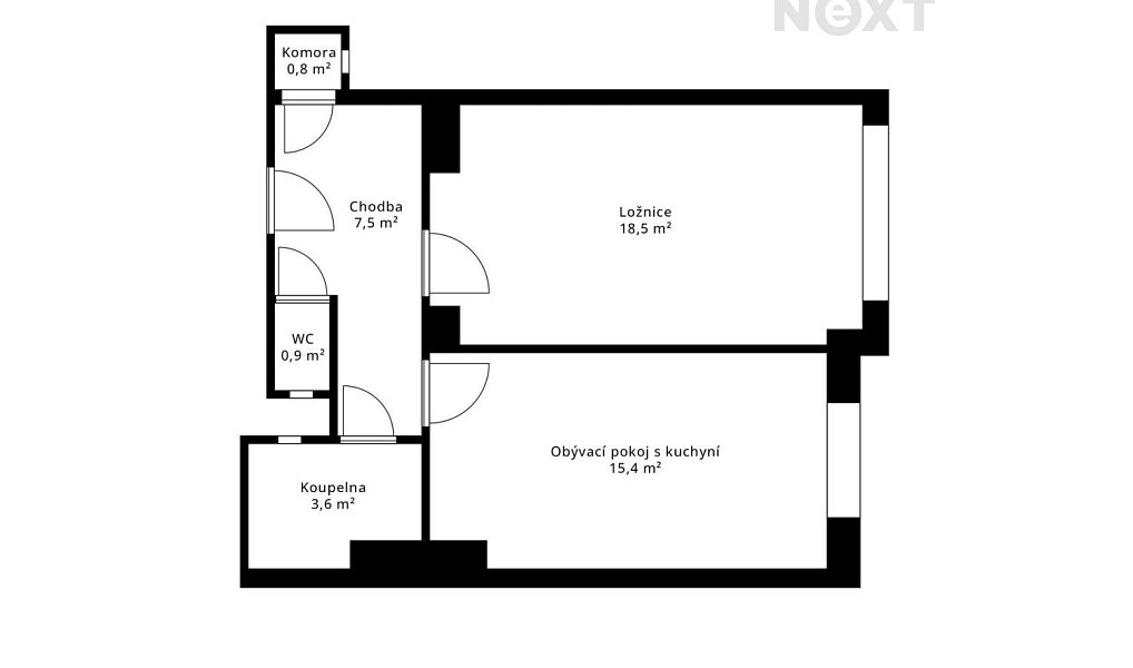Prodej bytu 2+kk 49 m², Praha – náhled fotky 13