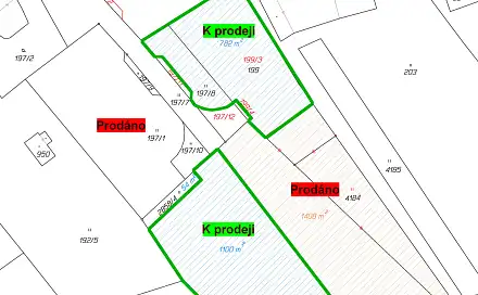 Prodej stavebního pozemku 783 m², Opatov, okres Svitavy