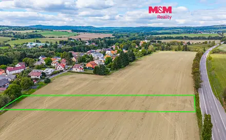 Prodej stavebního pozemku 3 620 m², Rožmitál pod Třemšínem - Starý Rožmitál, okres Příbram