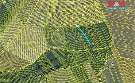 Prodej pole 1 267 m², Vracov, okres Hodonín
