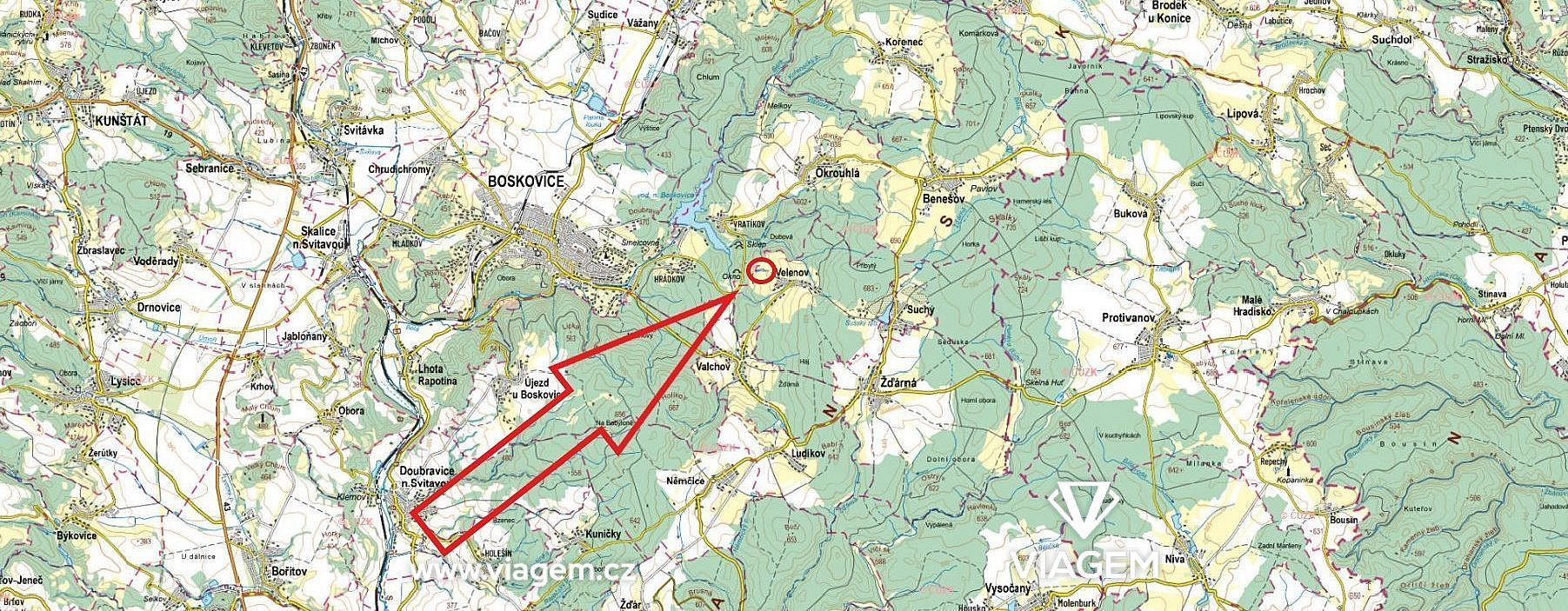 Prodej pole 2 564 m² – fotografie 3