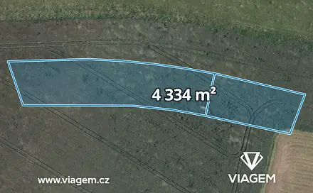 Prodej pole 541 m², Rozstání, okres Prostějov