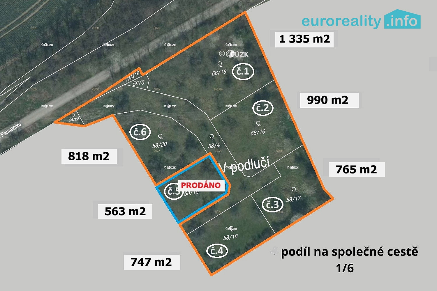 Prodej stavebního pozemku 4 920 m² – fotografie 2