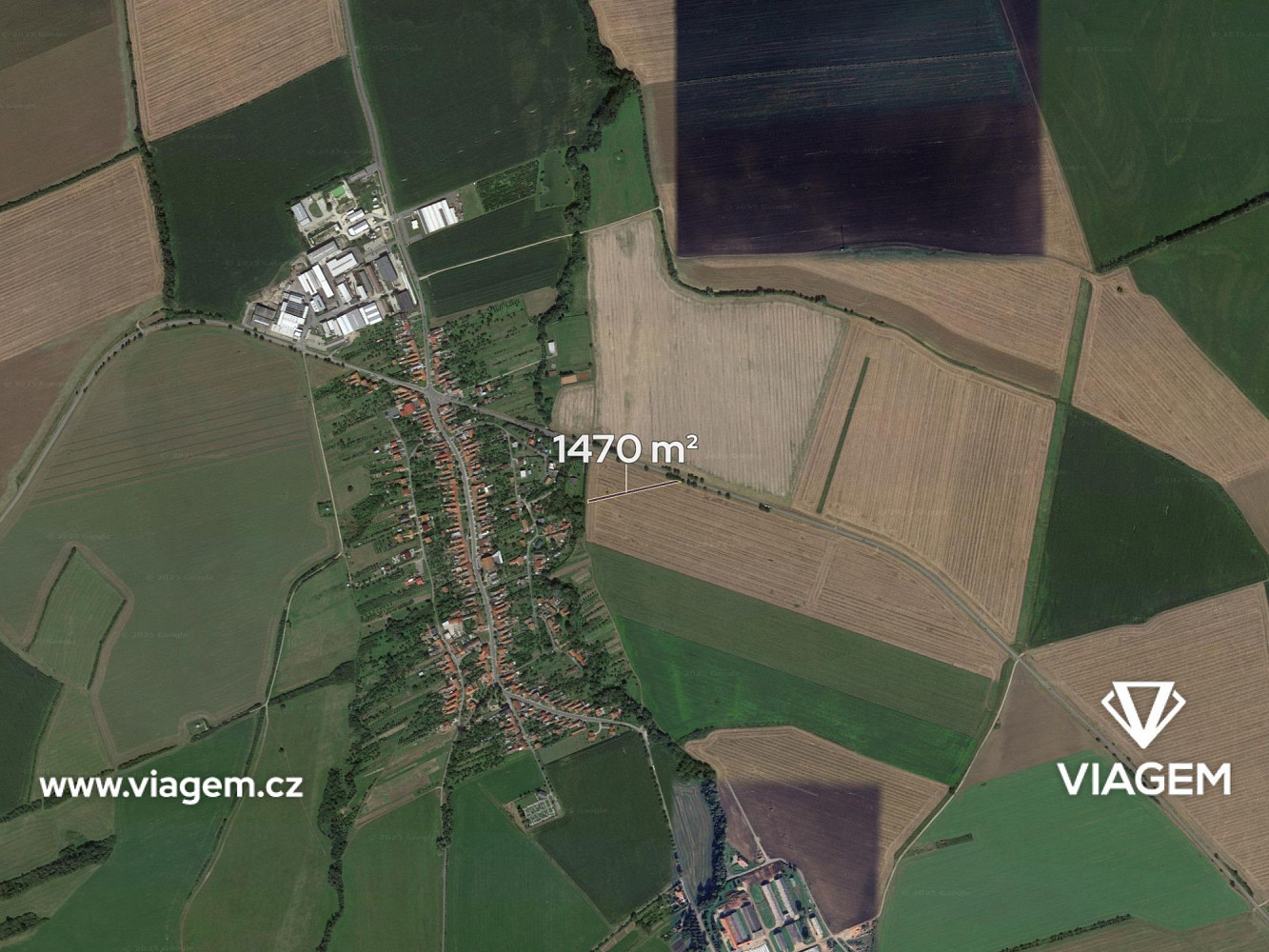 Prodej pole 882 m² – pohled 3