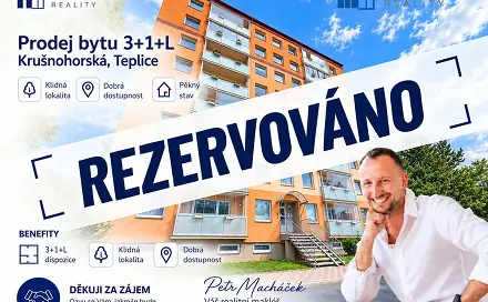 Prodej bytu 3+1 73 m², Krušnohorská, Teplice - Trnovany