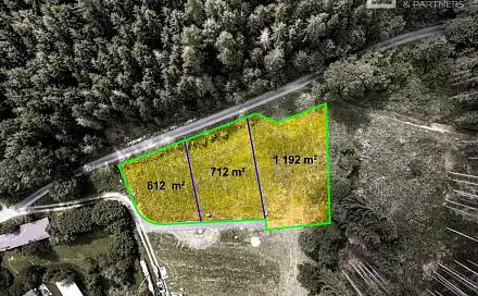 Prodej stavebního pozemku 1 281 m², Valašská Bystřice, okres Vsetín