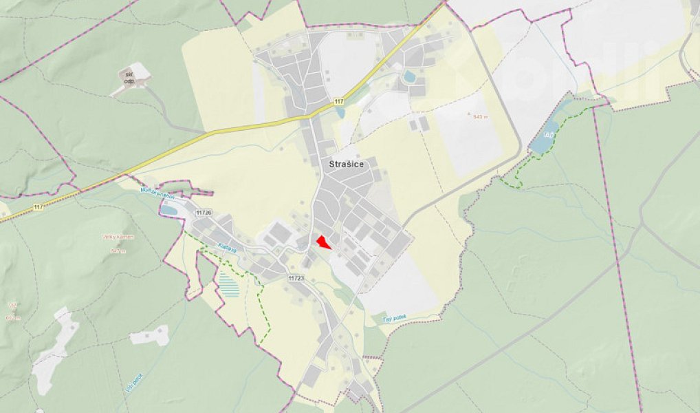 Prodej stavebního pozemku 5 217 m², Strašice – náhled fotky 9