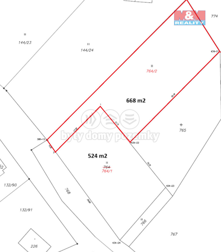 Prodej louky 668 m² – další